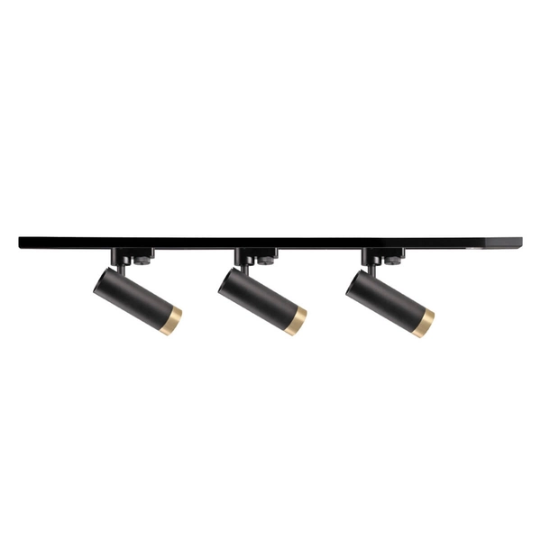 Regulowany szynowy zestaw 1-fazowy FADO 325860 potrójny czarny złoty