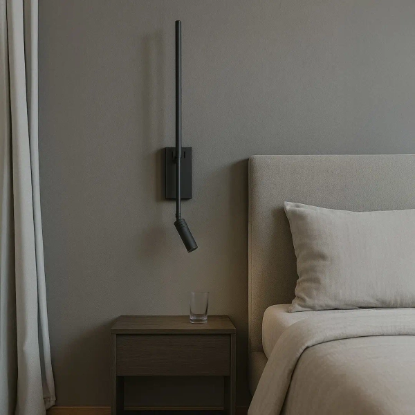 Ledowy regulowany kinkiet Torch ML1566 LED 6W+3W 4000K czarny