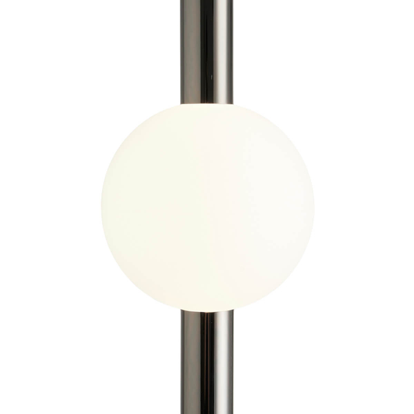 Zwisająca lampa do salonu O-Line ST-1689L BK LED 5W 3000K tuba czarna biała