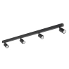 Techniczna sufitowa lampa Nex 10792 tubki na belce czarny