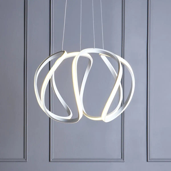 Ledowa wisząca lampa Alonsa ALO012 LED 16W 3000K ringi biały