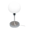Stołowa lampa kula Cave TB-92039-CH LED 4,8W 3000K do salonu chrom biała
