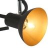 LAMPA sufitowa DISO 98-63434 Candellux industrialna OPRAWA reflektorki czarne złote