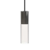 Lampa wisząca CYLINDER 8541+8635+8360 tuba do systemu 1-fazowego czarna