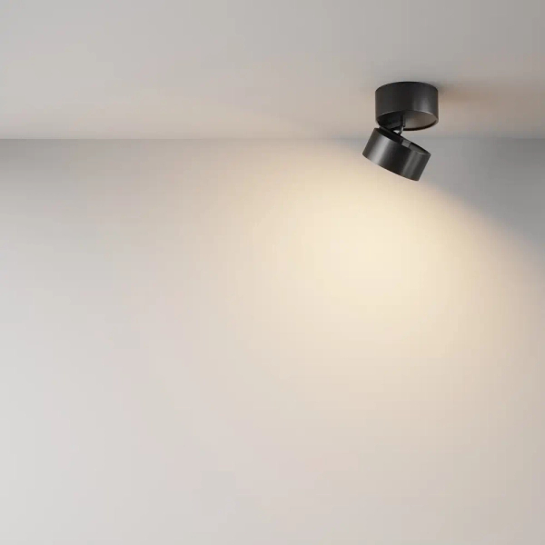 Lampa sufitowa z regulacją Onda C024CL-12W3K-B-1 LED 12W 3000K czarna