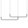 Lampa wisząca podłużna 22010 LED 40W 3000K listwa czarny