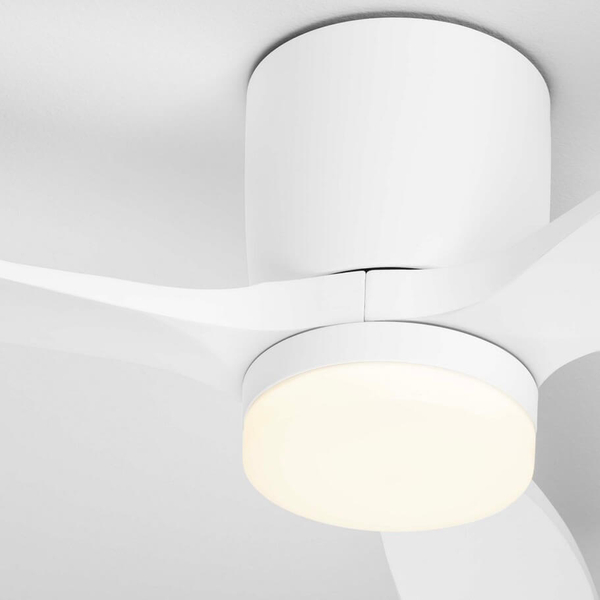 Lampa sufitowa GUARAYOS LE44968 LED 18W 3000-6500K z wentylatorem biała
