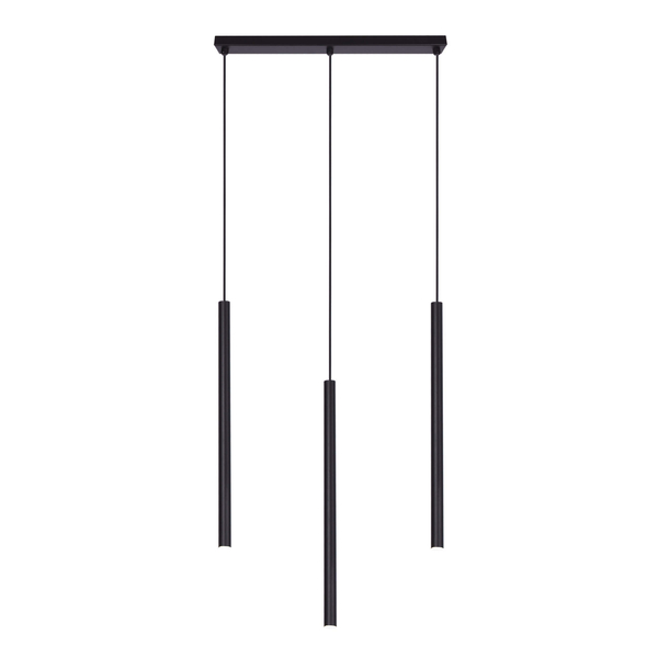 3-punktowa lampa wisząca Gelato K-4861 Kaja nad stół do jadalni czarna