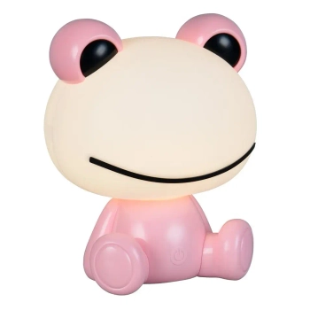 Dziecięca lampka stołowa żaba HOPPER R57971193 LED 0,3W 3000K różowy