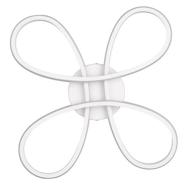 Ściemniany plafon salonowy Fly 645610131 LED 22W 3000K biały