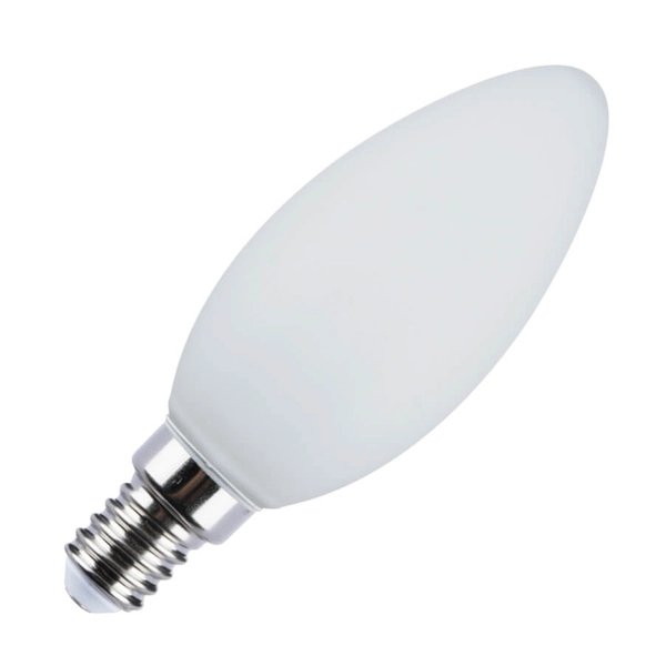 Żarówka płomykowa 5214-B35-3DM-MILKY-3K Italux LED E14 4,5W 470lm 3000K biała