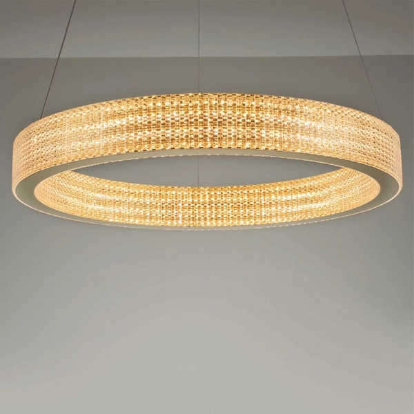 Lampa wisząca nad stół ring YOTAU LE44729 LED 70W 3000K złota