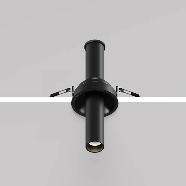 Podłużna lampa sufitowa Focus C140RS-L200-7W3K-B LED 7W 3000K wpust czarny