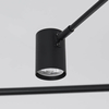 Lampa sufitowa SNOW LP-731/6P BK Light Prestige metalowe sticks czarne