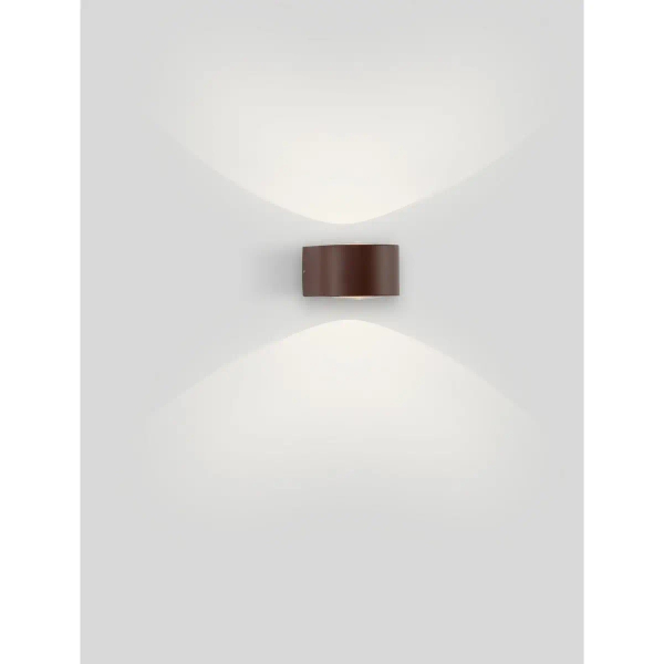 Elewacyjna ścienna lampa DALUNIA LE75207 LED 11W 3000K IP54 rdzawa
