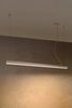 Wisząca LAMPA belka PINNE SOL TH083 metalowa liniowa OPRAWA zwis LED 48W 3000K prostokątny biały
