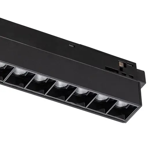 Lampa do szyn magnetycznych 1-fazowych Focus 10644 Nowodvorski LED 9W 4000K czarna