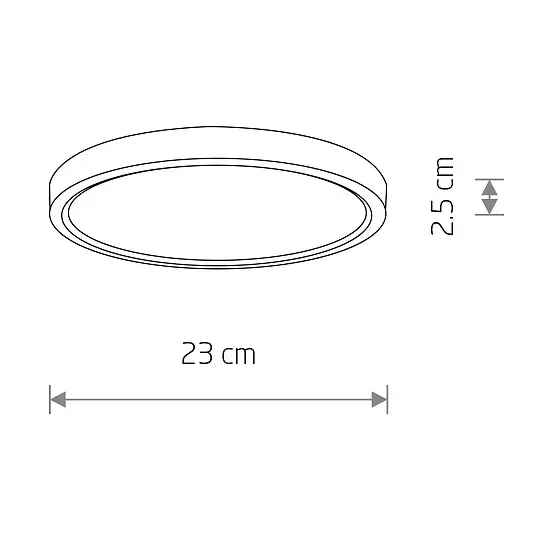 Ledowy regulowany plafon MULTI LED 11357 LED 9-18W CCT biały