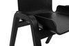 Krzesło do kuchni FRANCO KH010100927 profilowane czarne