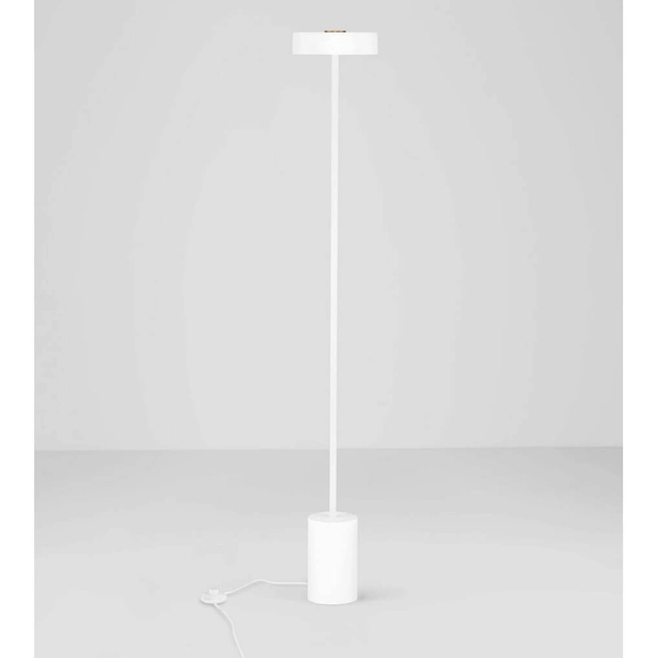 Ledowa lampa stojąca VIRASORO LE44948 LED 17W 3000K metalowa biała