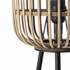 Podłogowa lampa do salonu Woodrow 93776/20 bambus beżowy czarny