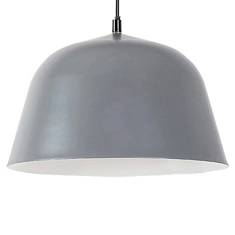 Industrialna lampa wisząca Malia 3095 szary zwis nad wyspę kuchenną