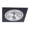 Oczka LAMPA sufitowa Faro I Bianco Orlicki Design metalowa OPRAWA podtynkowa wpust kwadratowy biały