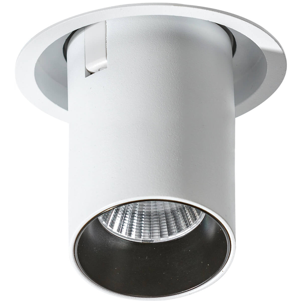 Lampa podtynkowa Luna AZ2828 LED 15W 3000K biała czarna