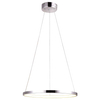 Lampa wisząca LUNE 31-64592 metalowa LED 18W 4000K pierścień ring chrom