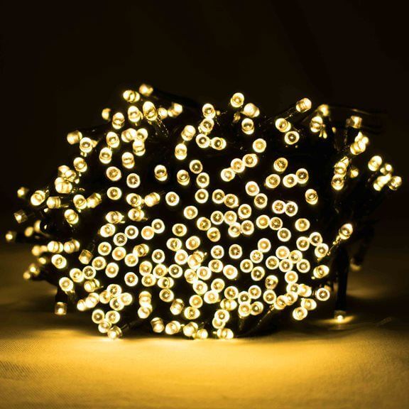Wewnętrzne lampki choinkowe ozdobne 200 LED 16m ciepłe