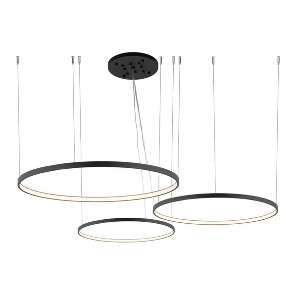Ringi ledowe wiszące Agari Multi 5430 Shilo 165W 3000K czarne