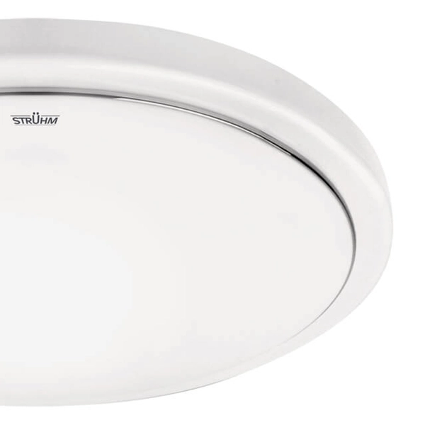 Plafon z czujnikiem ruchu SOLA 4320 Ideus LED 18W 4100K IP44 metal biały