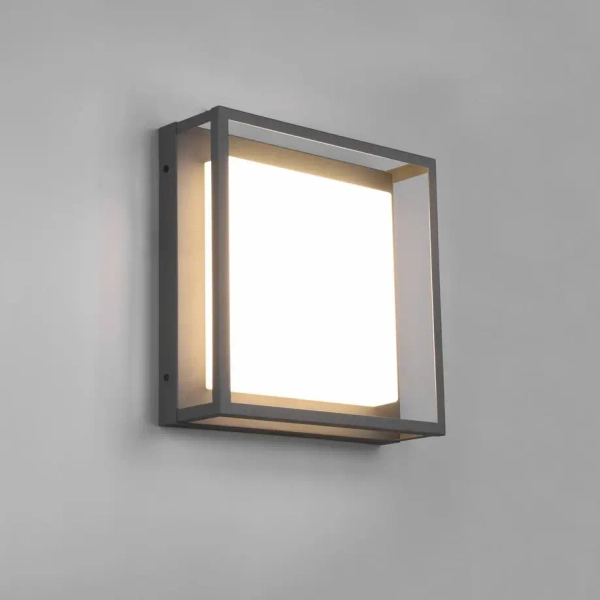 Plafon WITHAM 677860142 antracytowy LED 14W 2300-4000K kwadratowy