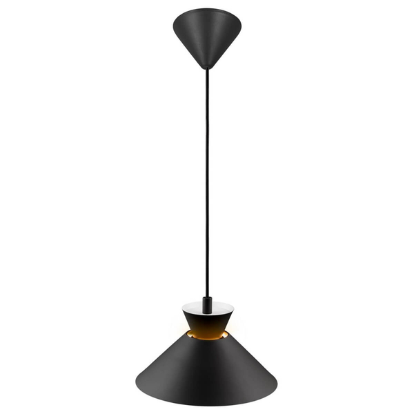 Jadalniana lampa wisząca DIAL 2213333003 stożkowa czarny