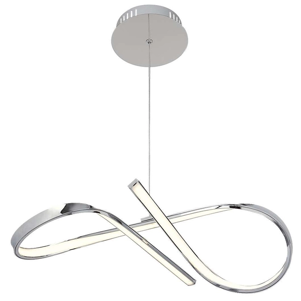 LAMPA wisząca ANIELA 2188 Rabalux metalowa OPRAWA zwis LED 20W 4000K spirala chrom