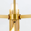 Wisząca lampa do salonu Marvele MARVELE6-AB-OPAL tubki mosiądz