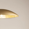 Wisząca lampa z kloszem Gondola M 40641 Sigma do salonu złota