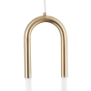 Wisząca lampa elipsa U-shape ST-1716 Step LED 12W 3000K art deco złota
