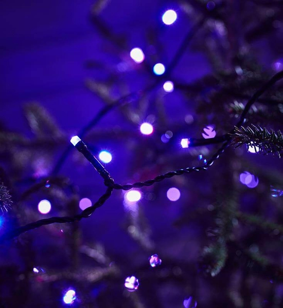 Choinkowe światełka girlanda 3m 200 LED 20W flash multikolor