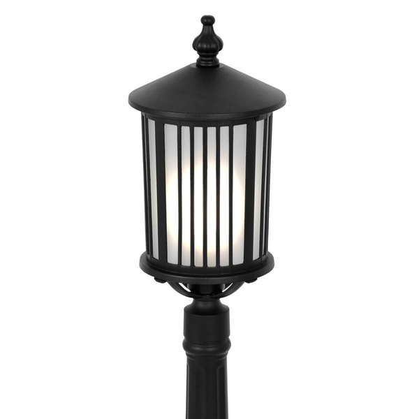 Stojąca lampa zewnętrzna Detroit K-8212 Kaja IP44 latarenka metalowa czarna