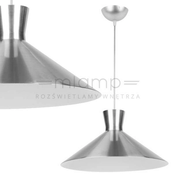 LAMPA wisząca VERONE 03271 Ideus industrialna OPRAWA metalowa zwis srebrny