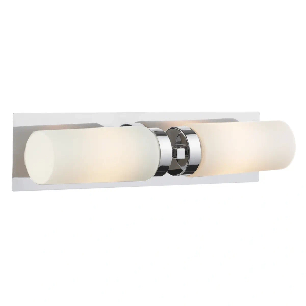 Łazienkowa lampa ścienna Norrsundet nad lustro chrom biała