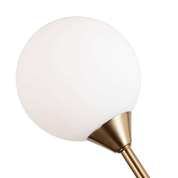 Lampa na ścianę Evora WL-55342-2-HB Italux kule mosiądz biały