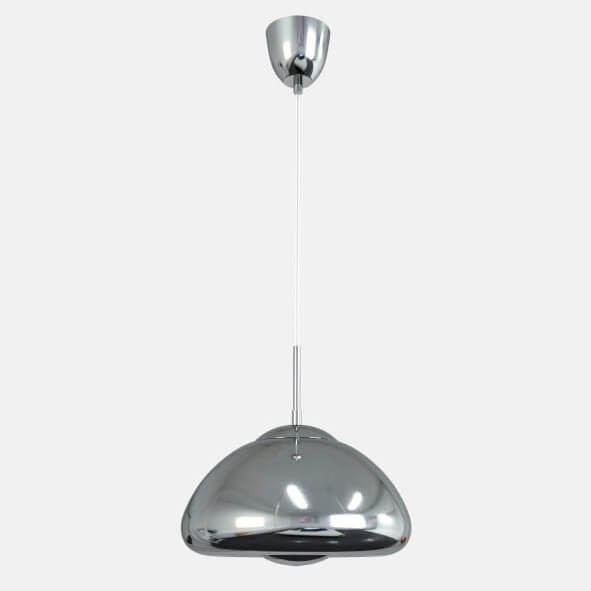 Lampa zwieszana nad stół Zonda ABR-LSW-G Abruzzo przydymiona srebrna