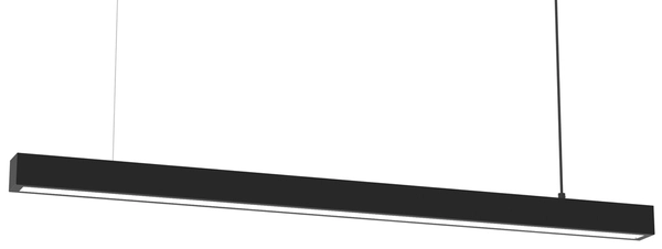 Podłużna lampa wisząca Lungo MLP8912 LED 18W czarna