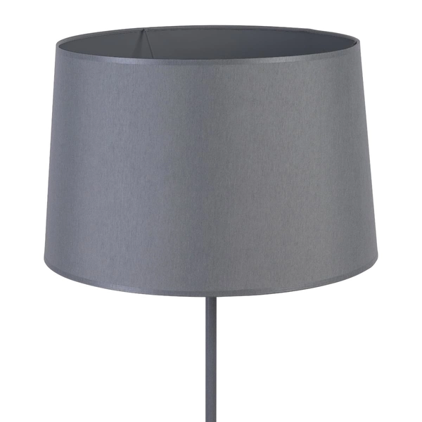 Podłogowa lampa z abażurem Maja 2918 TK Lighting z tkaniny grafitowa