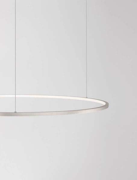 Ledowa lampa wisząca TOLUCA LE42788 do gabinetu 58W 3000K srebrna