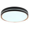 Minimalistyczna LAMPA sufitowa MANNI 41759-40 Globo metalowy plafon LED 40W 2700K - 6500K do salonu czarny