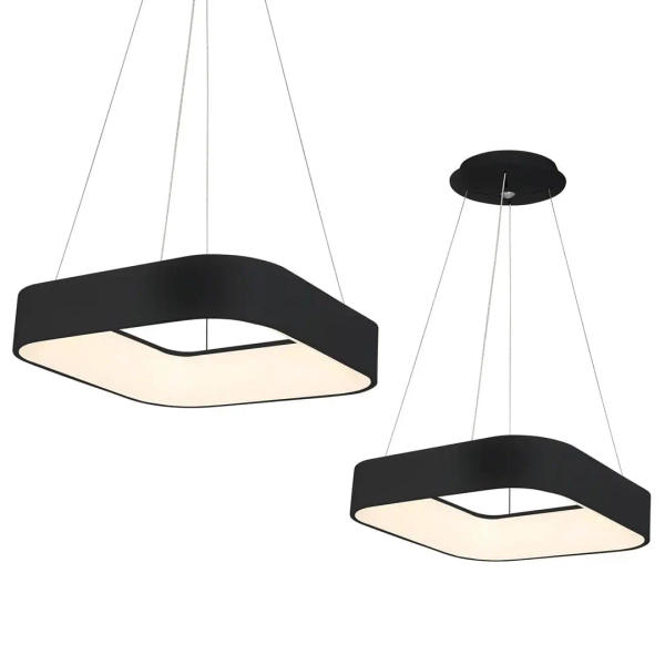 Ledowy żyrandol ASTRO BLACK ML570 LED 24W 4000K pierścień czarny