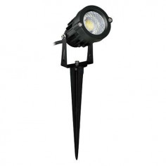 Słupek LAMPA stojąca PLANT LED 5W 4500K 03130 Ideus zewnętrzna OPRAWA ogrodowa NAŚWIETLACZ reflektorowy outdoor IP65 czarny